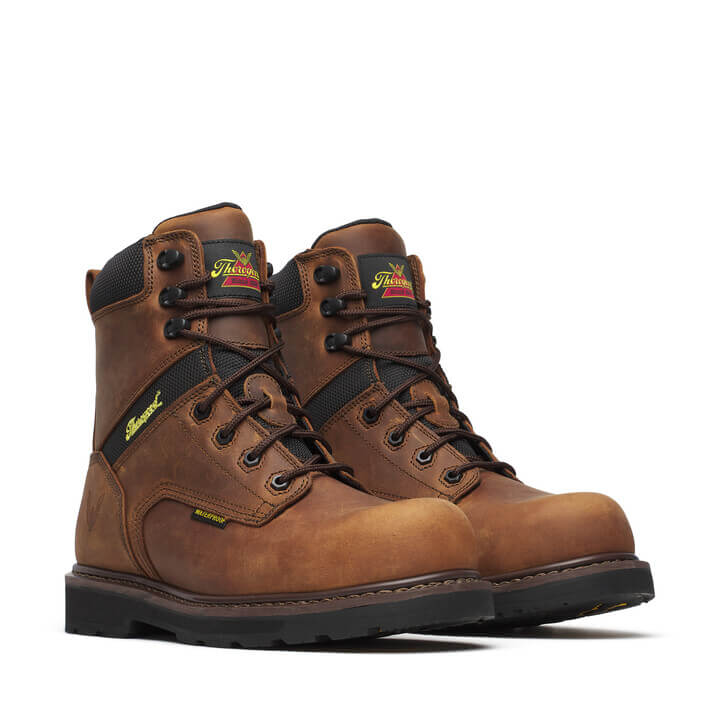 Thorogood Jobsite Series – 8″ Crazy Horse Waterproof Safety Toe