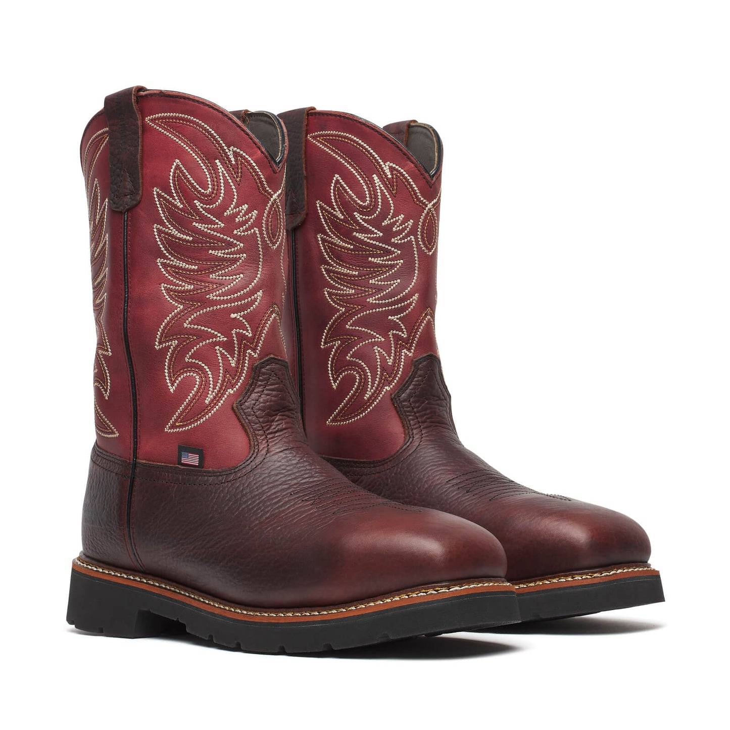 Thorogood Western Work – Waterproof Chili/Crimson – 11″ Safety Toe