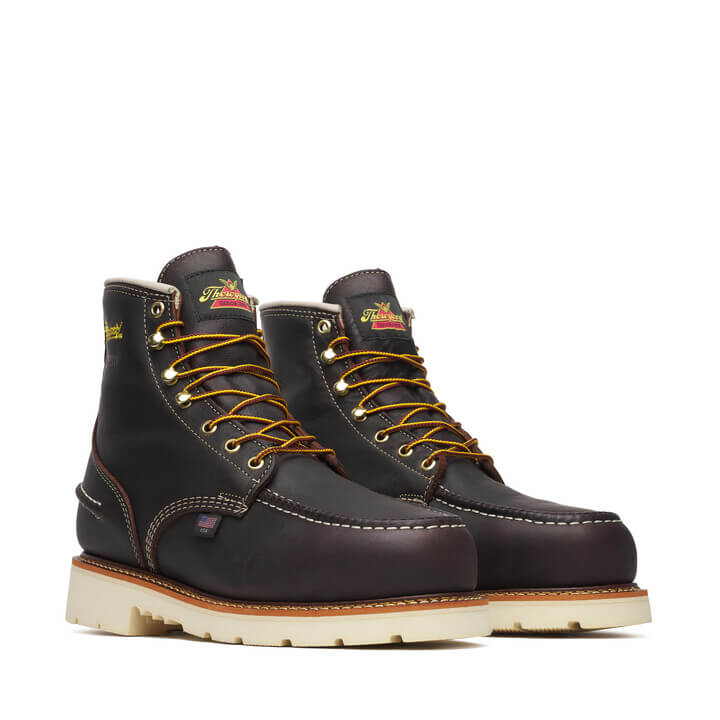 Thorogood 1957 Series – Waterproof – 6” Briar Pitstop Safety Toe – Moc Toe