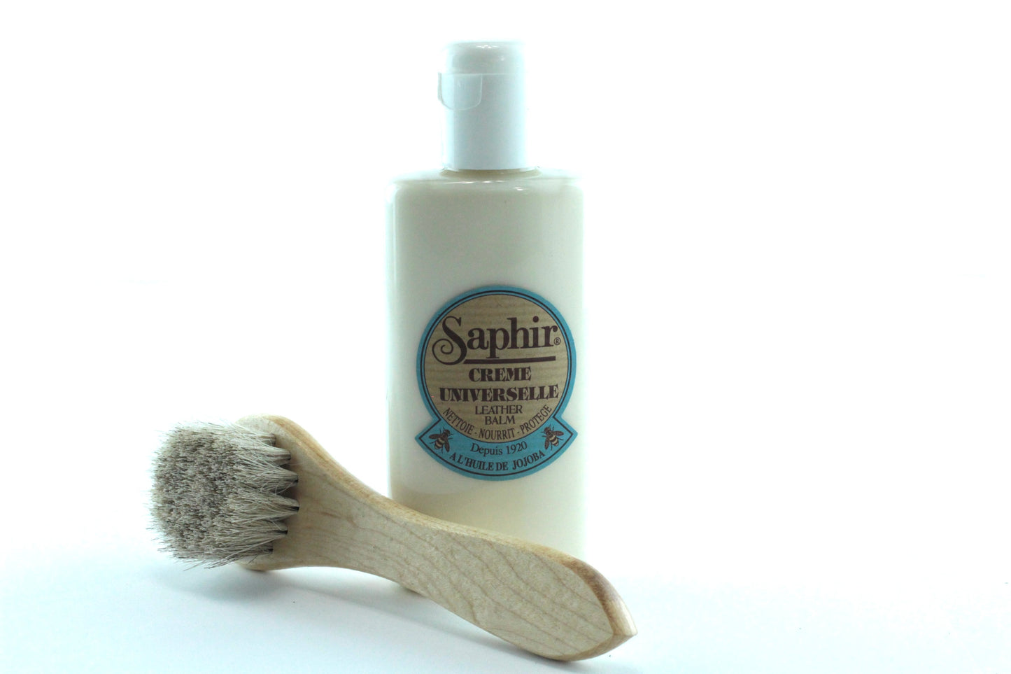 Saphir Universal Leather Cream with Dauber Applicator