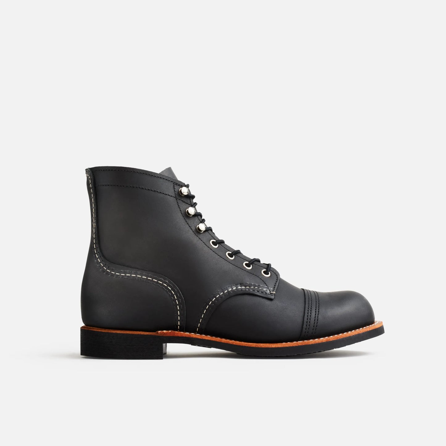 Red Wing Iron Ranger Men's 6-Inch Boot in Black Harness Leather 8084