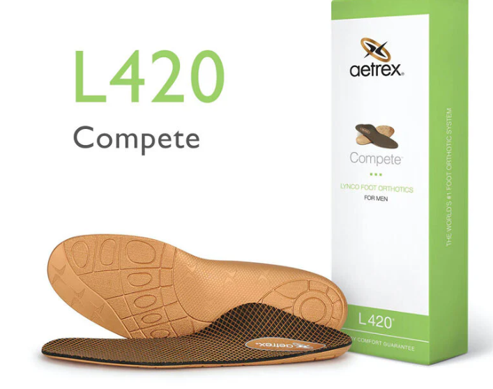 Aetrex Compete Orthotic 420 series Mens