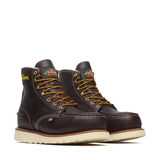 Thorogood 1957 Series – Waterproof – 6″ Briar Pitstop Safety Toe – Moc Toe