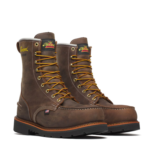 Thorogood 1957 Series – Waterproof Safety Toe – 8″ Crazy Horse Moc Toe – MAXWear90