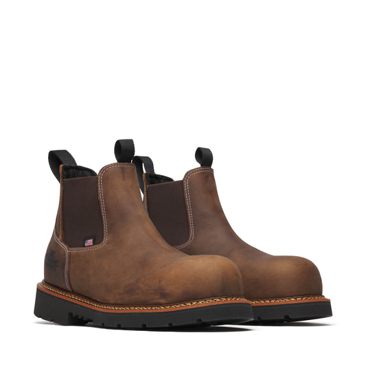 Thorogood American Legacy – Chelsea Crazy Horse Nano Round Toe BLK 90