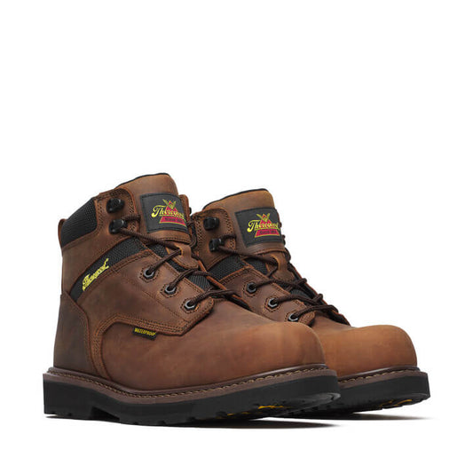 Thorogood Jobsite Series – 6″ Crazy Horse Waterproof Safety Toe
