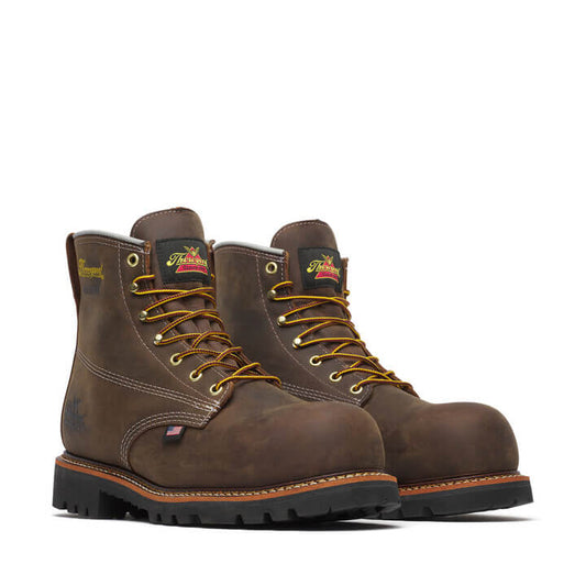 Thorogood American Legacy Series — Waterproof — 6” Crazyhorse Nano Toe