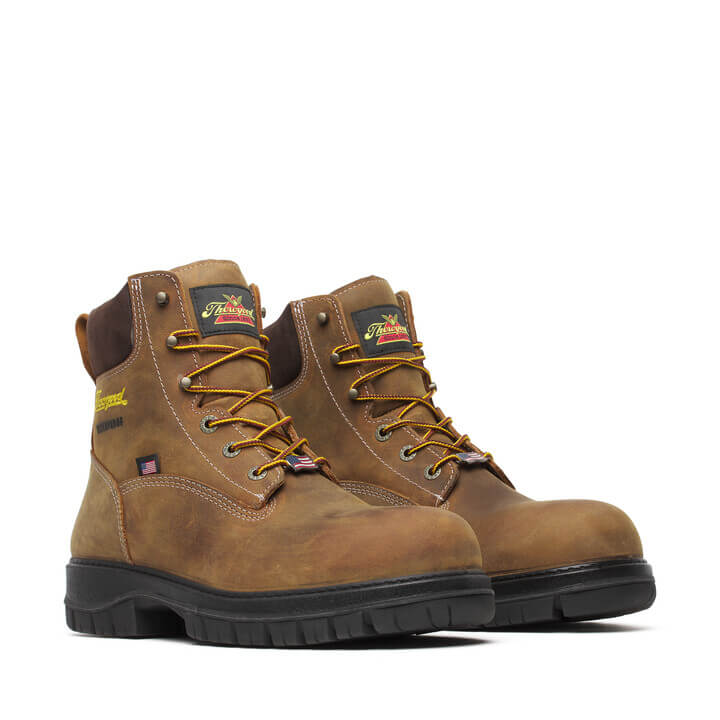 Thorogood Genesis Series – 6″ Chestnut – Nano Safety Toe – Waterproof