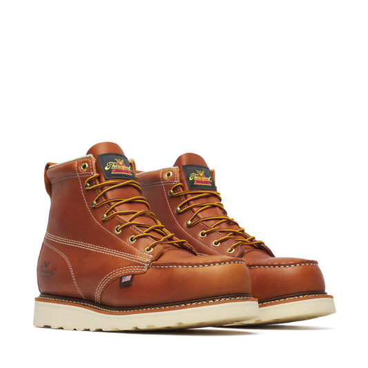 Thorogood American Heritage – 6″ Tobacco Safety Toe – Moc Toe MAXWear Wedge