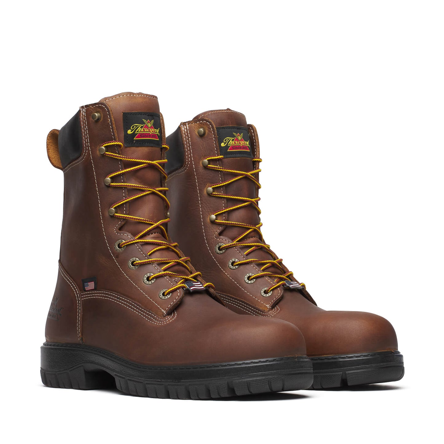 Thorogood Genesis Series – 8″ Bourbon Nano Round Toe