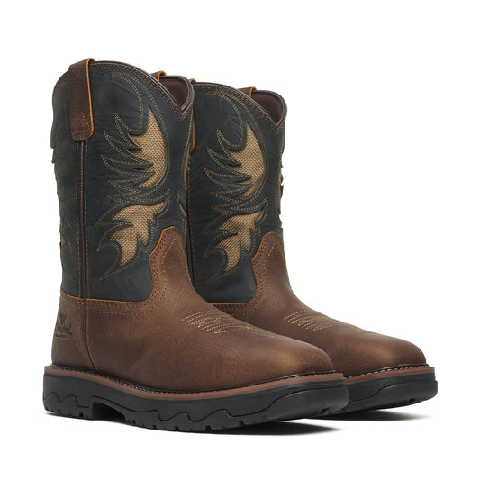 Thorogood Buffalo Ridge – 11″ Brown/Cobalt Nano Sq Toe