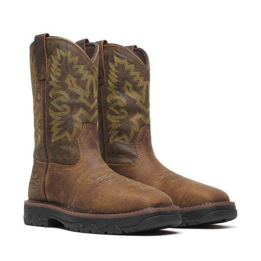 Thorogood Buffalo Ridge – WP 11″ Brown/Sage Nano Sq Toe