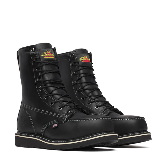 Thorogood MIDNIGHT SERIES 8″ Black Moc Safety Toe