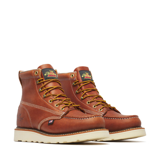 Thorogood American Heritage – 6″ Tobacco Moc Toe – MAXWear Wedge