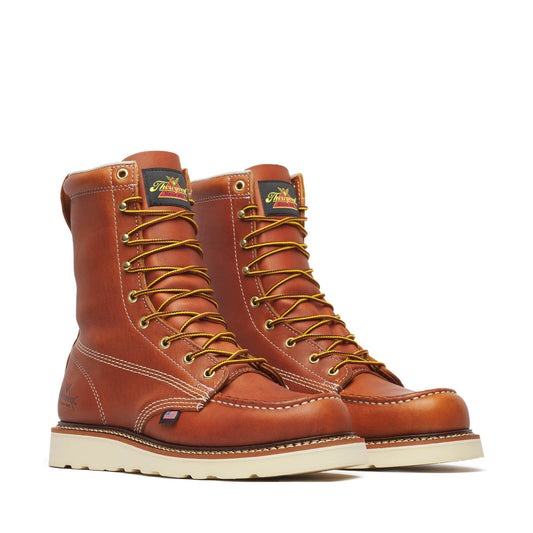 Thorogood American Heritage – 8″ Tobacco Moc Toe – MAXWear Wedge