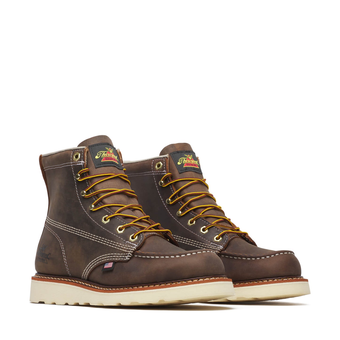 Thorogood American Heritage – 6″ Trail Crazy Horse Moc Toe – MAXWear Wedge