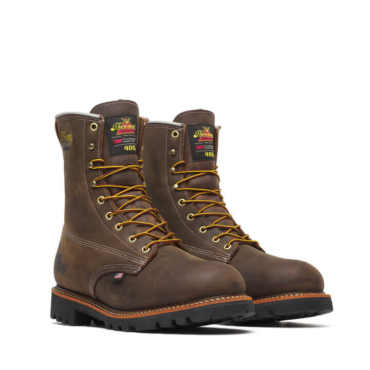 Thorogood AMERICAN LEGACY – Waterproof + Insulated – 8” Crazy Horse