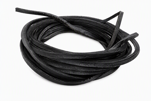 Black Leather Laces