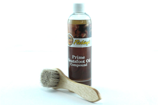 Fiebing Prime Neatsfoot Oil for smooth leathers with Dauber Applicator