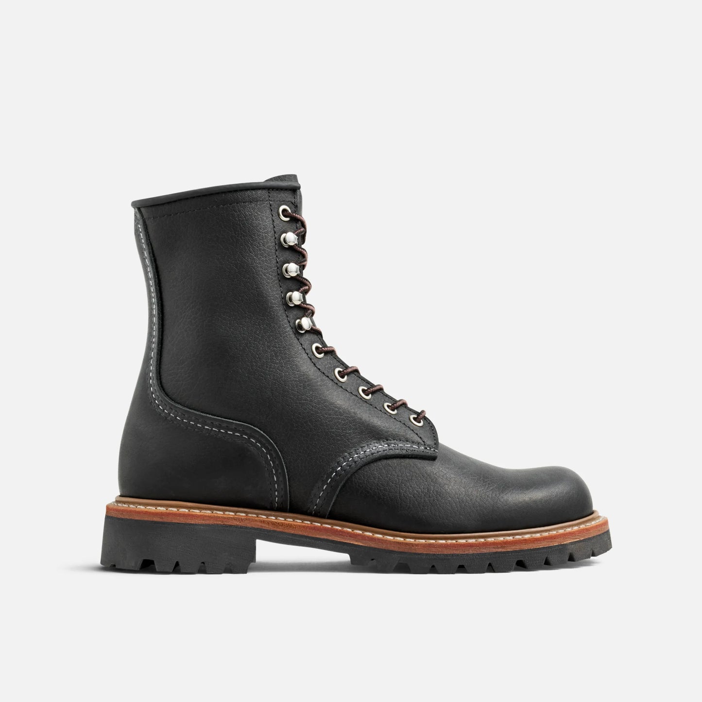 Red Wing Men's Logger Boot in Black Oil Slick 4501