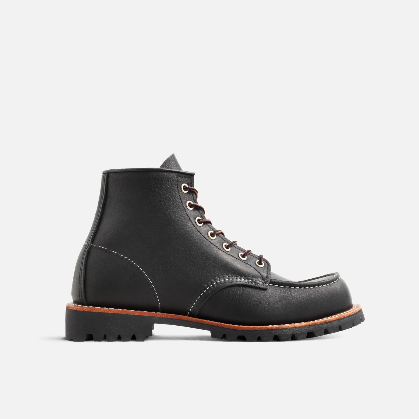 Red Wing Men's Roughneck 6-Inch Boot in Black Oil Slick Leather 2949